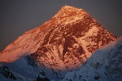 Gokyo Ri 05-3 Everest North Face and Southwest Face Close Up From Gokyo Ri At Sunset